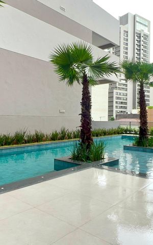 Studio para alugar com 25m², 1 quarto e sem vagaPiscina