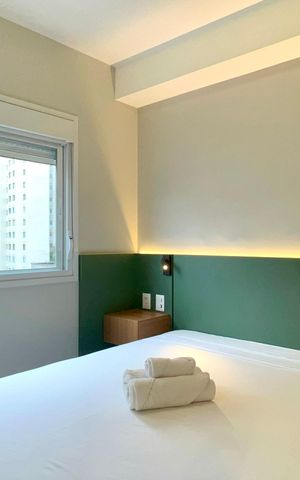 Studio para alugar com 25m², 1 quarto e sem vagaSuíte