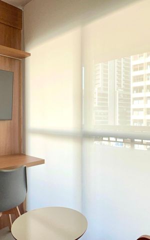 Studio para alugar com 25m², 1 quarto e sem vagaSala