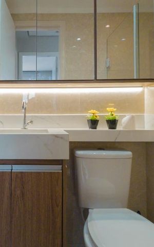 Apartamento para alugar com 35m², 2 quartos e 1 vaga Apartamento para alugar com 35m², 2 quartos e 1 vagaBanheiro