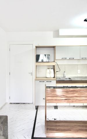 Apartamento à venda com 27m², 1 quarto e sem vaga Apartamento à venda com 27m², 1 quarto e sem vagaSala/Cozinha