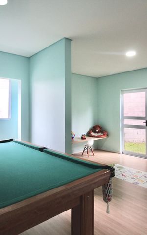 Apartamento à venda com 27m², 1 quarto e sem vaga Apartamento à venda com 27m², 1 quarto e sem vagaSalão de jogos
