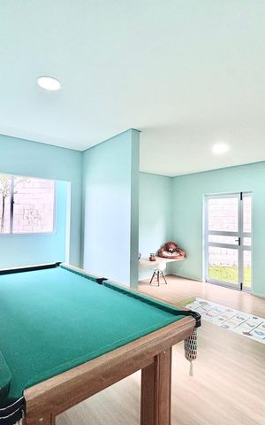 Apartamento à venda com 27m², 1 quarto e sem vaga Apartamento à venda com 27m², 1 quarto e sem vagaSalão de jogos