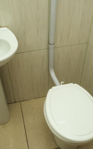 Studio para alugar com 35m², 1 quarto e sem vaga Studio para alugar com 35m², 1 quarto e sem vagaBanheiro da suíte