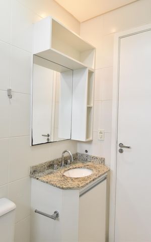 Apartamento para alugar com 80m², 2 quartos e 1 vagaBanheiro da Suíte