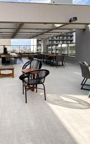 Studio à venda com 27m², 1 quarto e sem vaga Studio à venda com 27m², 1 quarto e sem vagaÁrea comum - Salão de festas