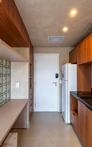 Studio para alugar com 29m², 1 quarto e sem vaga