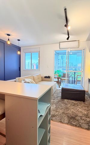 Apartamento à venda com 54m², 1 quarto e 1 vaga Apartamento à venda com 54m², 1 quarto e 1 vagaSala