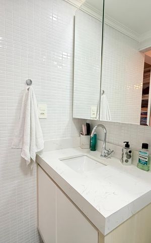 Apartamento à venda com 54m², 1 quarto e 1 vaga Apartamento à venda com 54m², 1 quarto e 1 vagaBanheiro 1