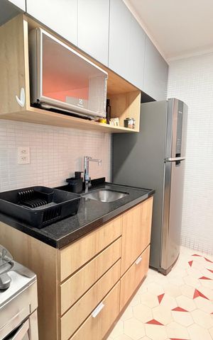 Apartamento à venda com 54m², 1 quarto e 1 vaga Apartamento à venda com 54m², 1 quarto e 1 vagaCozinha
