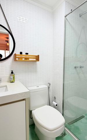 Apartamento à venda com 54m², 1 quarto e 1 vaga Apartamento à venda com 54m², 1 quarto e 1 vagaBanheiro 2