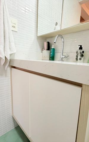 Apartamento à venda com 54m², 1 quarto e 1 vaga Apartamento à venda com 54m², 1 quarto e 1 vagaBanheiro 1