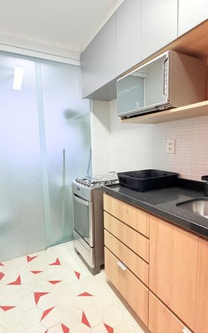 Apartamento à venda com 54m², 1 quarto e 1 vaga Apartamento à venda com 54m², 1 quarto e 1 vagaCozinha