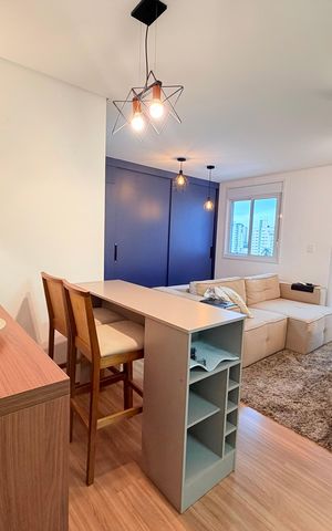 Apartamento à venda com 54m², 1 quarto e 1 vaga Apartamento à venda com 54m², 1 quarto e 1 vagaSala
