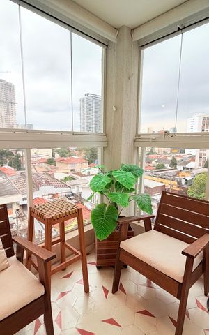 Apartamento à venda com 54m², 1 quarto e 1 vaga Apartamento à venda com 54m², 1 quarto e 1 vagaVaranda