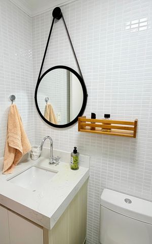 Apartamento à venda com 54m², 1 quarto e 1 vaga Apartamento à venda com 54m², 1 quarto e 1 vagaBanheiro 2