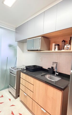Apartamento à venda com 54m², 1 quarto e 1 vaga Apartamento à venda com 54m², 1 quarto e 1 vagaCozinha