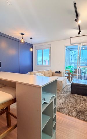Apartamento à venda com 54m², 1 quarto e 1 vaga Apartamento à venda com 54m², 1 quarto e 1 vagaSala