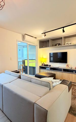 Apartamento à venda com 54m², 1 quarto e 1 vaga Apartamento à venda com 54m², 1 quarto e 1 vagaSala
