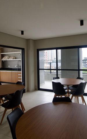 Apartamento à venda com 47m², 2 quartos e 1 vagaÁrea comum - Salão de festas