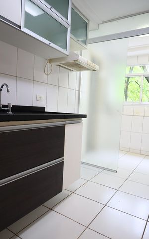 Apartamento à venda com 90m², 2 quartos e 2 vagasCozinha e Área de Serviço