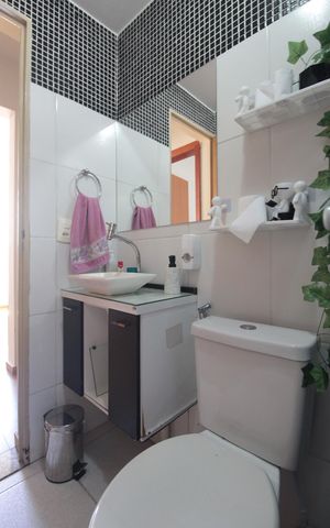 Apartamento para alugar com 70m², 2 quartos e 1 vagaBanheiro Social