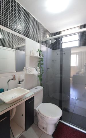 Apartamento para alugar com 70m², 2 quartos e 1 vagaBanheiro Social