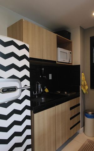 Studio para alugar com 32m², 1 quarto e 2 vagasCozinha