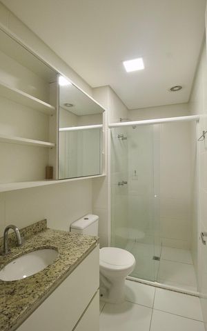 Apartamento à venda com 52m², 1 quarto e 1 vaga Apartamento à venda com 52m², 1 quarto e 1 vagaBanheiro