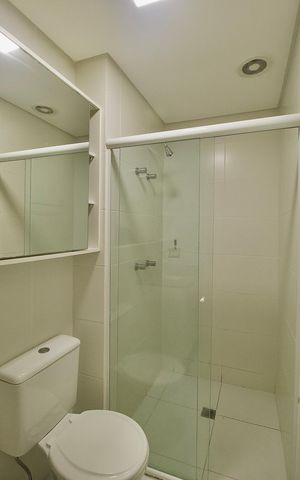 Apartamento à venda com 52m², 1 quarto e 1 vaga Apartamento à venda com 52m², 1 quarto e 1 vagaBanheiro