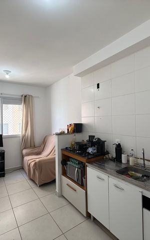 Apartamento à venda com 35m², 2 quartos e sem vaga Apartamento à venda com 35m², 2 quartos e sem vagaSala e cozinha