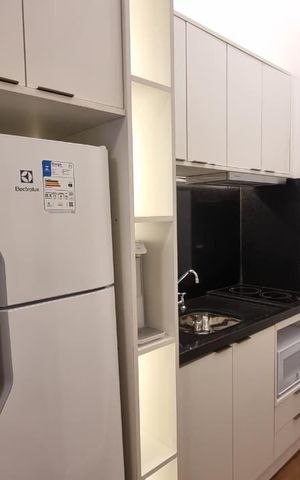 Studio para alugar com 24m², 1 quarto e sem vaga