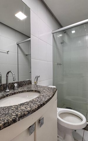 Apartamento para alugar com 72m², 2 quartos e 2 vagas Apartamento para alugar com 72m², 2 quartos e 2 vagasBanheiro Social