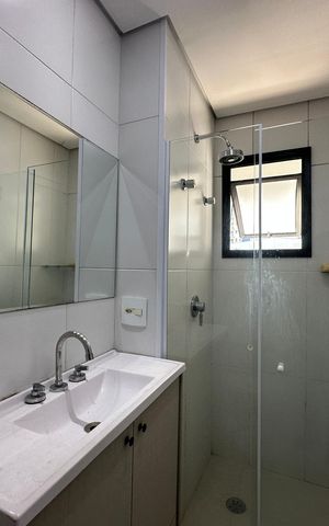 Apartamento para alugar com 38m², 1 quarto e 1 vaga Apartamento para alugar com 38m², 1 quarto e 1 vagaBanheiro