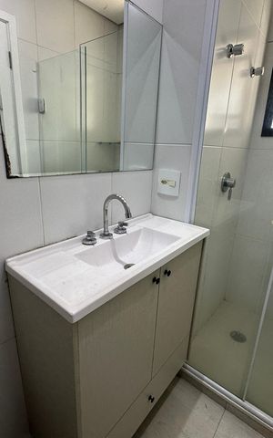 Apartamento para alugar com 38m², 1 quarto e 1 vaga Apartamento para alugar com 38m², 1 quarto e 1 vagaBanheiro