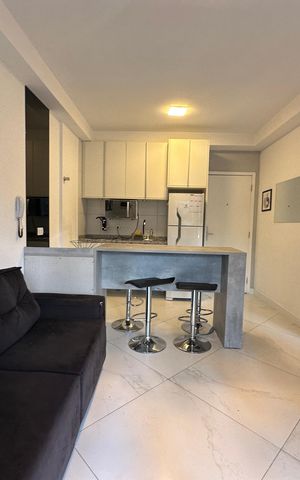 Apartamento para alugar com 38m², 1 quarto e 1 vaga