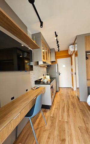 Apartamento à venda com 24m², 1 quarto e sem vaga