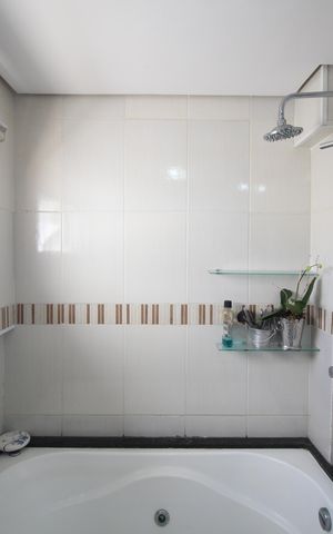 Apartamento para alugar com 120m², 3 quartos e 2 vagasBanheiro da Suíte 1