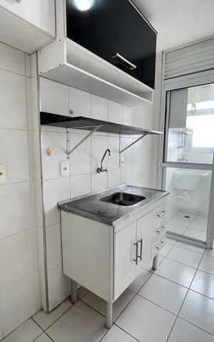 Apartamento para alugar com 64m², 3 quartos e 1 vaga Apartamento para alugar com 64m², 3 quartos e 1 vagaCozinha e Área de Serviço