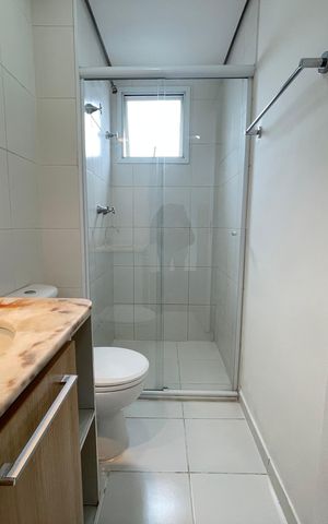 Apartamento para alugar com 64m², 3 quartos e 1 vaga Apartamento para alugar com 64m², 3 quartos e 1 vagaBanheiro 2