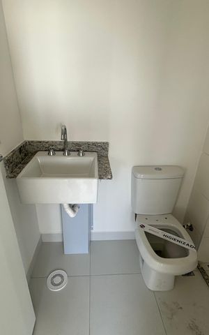 Apartamento à venda com 49m², 1 quarto e 1 vaga Apartamento à venda com 49m², 1 quarto e 1 vagaBanheiro da Suíte