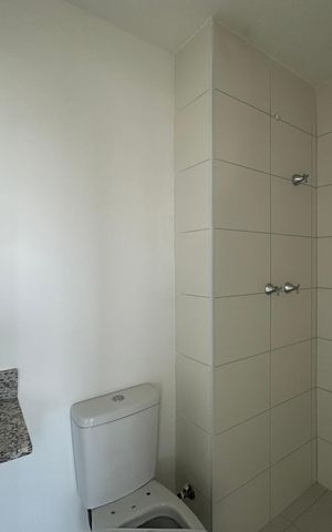 Apartamento à venda com 49m², 1 quarto e 1 vaga Apartamento à venda com 49m², 1 quarto e 1 vagaBanheiro da Suíte