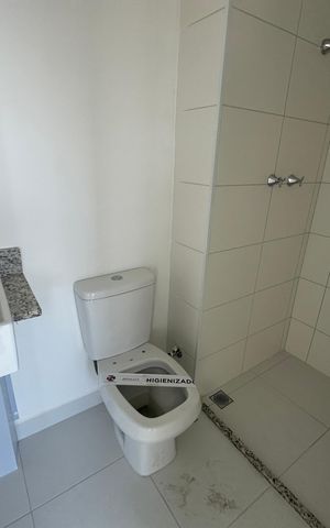 Apartamento à venda com 49m², 1 quarto e 1 vaga Apartamento à venda com 49m², 1 quarto e 1 vagaBanheiro da Suíte