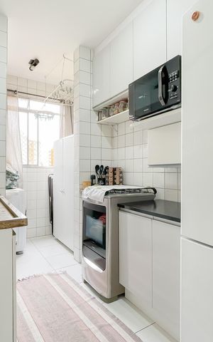 Apartamento à venda com 65m², 2 quartos e 1 vagaCozinha e Área de Serviço
