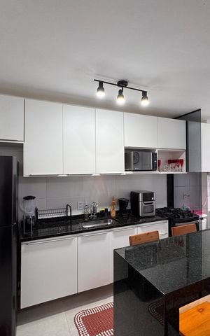 Apartamento para alugar com 49m², 2 quartos e 1 vaga Apartamento para alugar com 49m², 2 quartos e 1 vagaCozinha e Área de Serviço