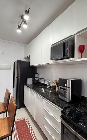 Apartamento para alugar com 49m², 2 quartos e 1 vaga Apartamento para alugar com 49m², 2 quartos e 1 vagaCozinha e Área de Serviço