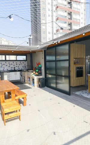 Apartamento à venda com 150m², 3 quartos e 2 vagas Apartamento à venda com 150m², 3 quartos e 2 vagasÁrea gourmet