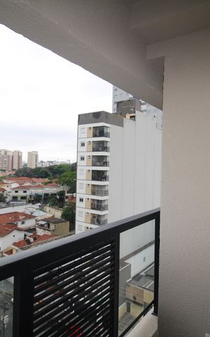 Apartamento à venda com 26m², 1 quarto e sem vagaVaranda