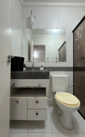 Casa de condomínio à venda com 155m², 3 quartos e 2 vagas Casa de condomínio à venda com 155m², 3 quartos e 2 vagasBanheiro Social