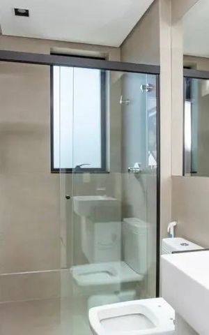 Apartamento para alugar com 75m², 2 quartos e 2 vagas Apartamento para alugar com 75m², 2 quartos e 2 vagasBanheiro da Suíte 1